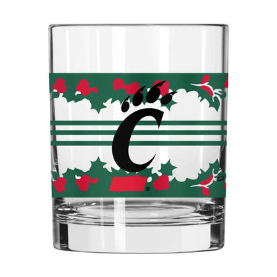 Cincinnati 14oz Holiday Rocks Glass - Logo Brands
