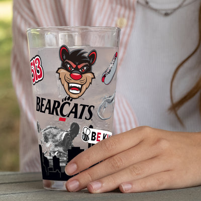 Cincinnati 16oz Native Pint Glass