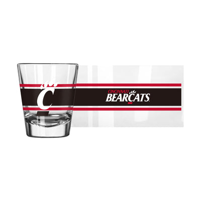 Cincinnati 2oz Stripe Shot Glass