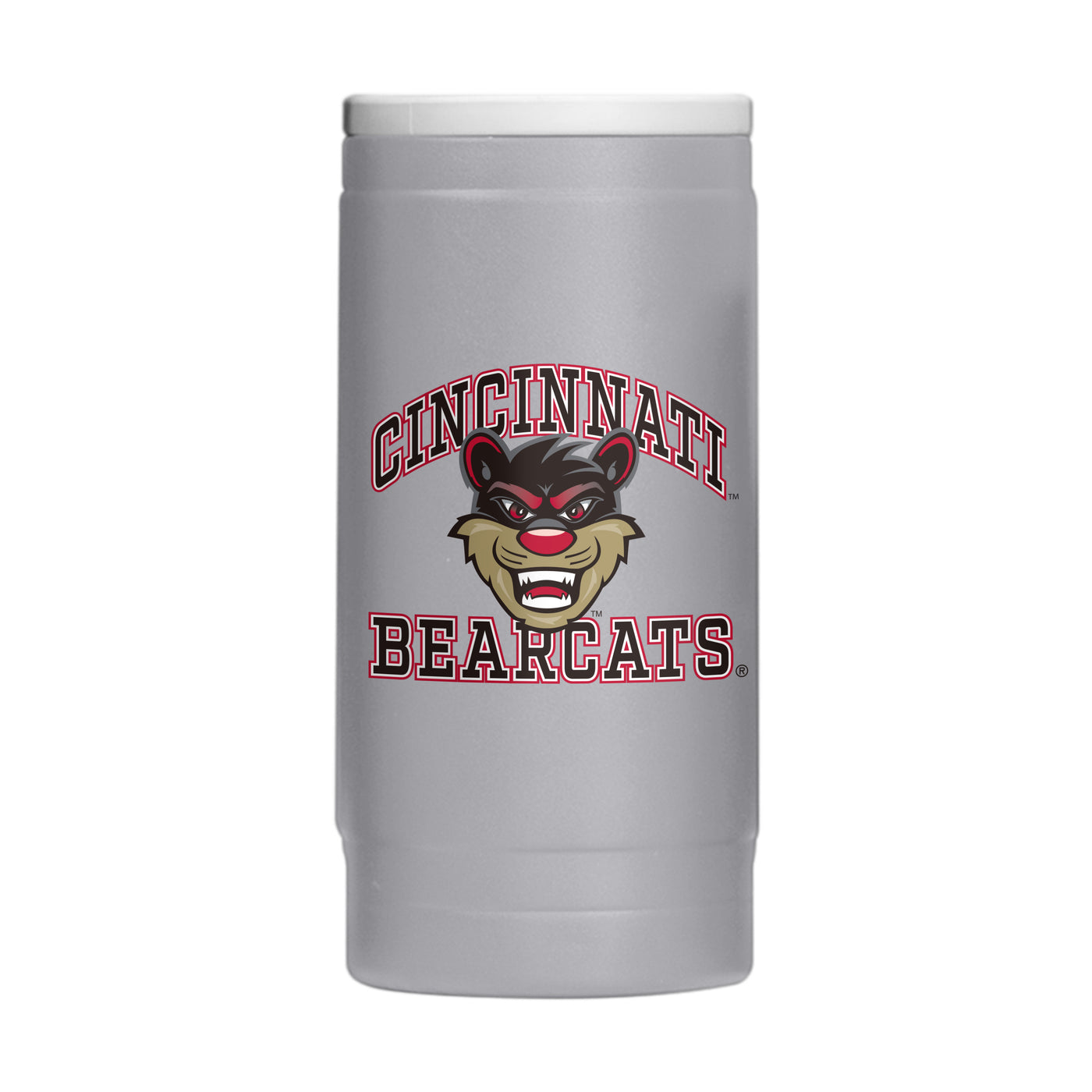 Cincinnati 12oz Athletic Powder Coat Slim Can Coolie