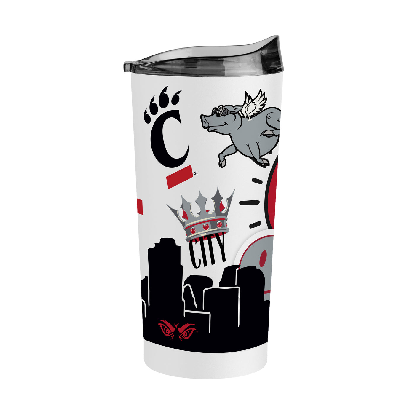 Cincinnati 20oz Native Powder Coat Tumbler
