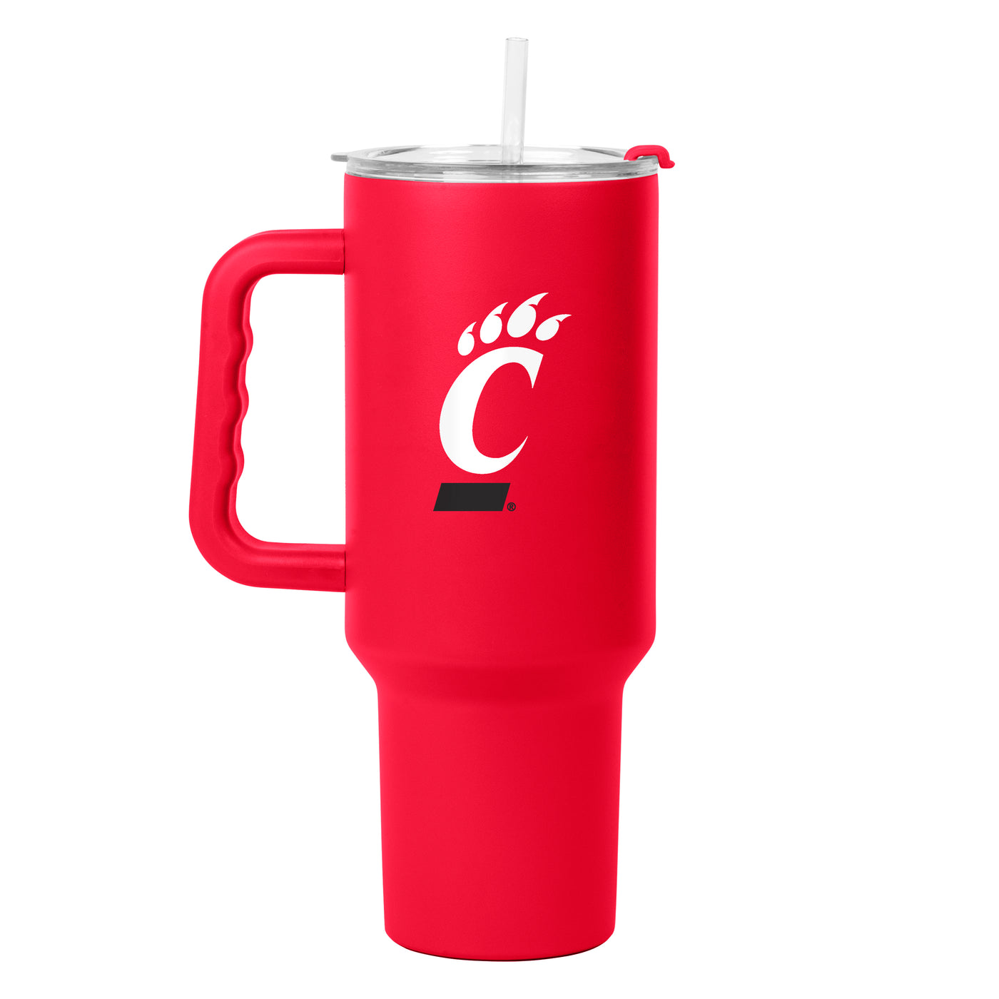 Cincinnati 40oz Red Flipside Powder Coat Tumbler