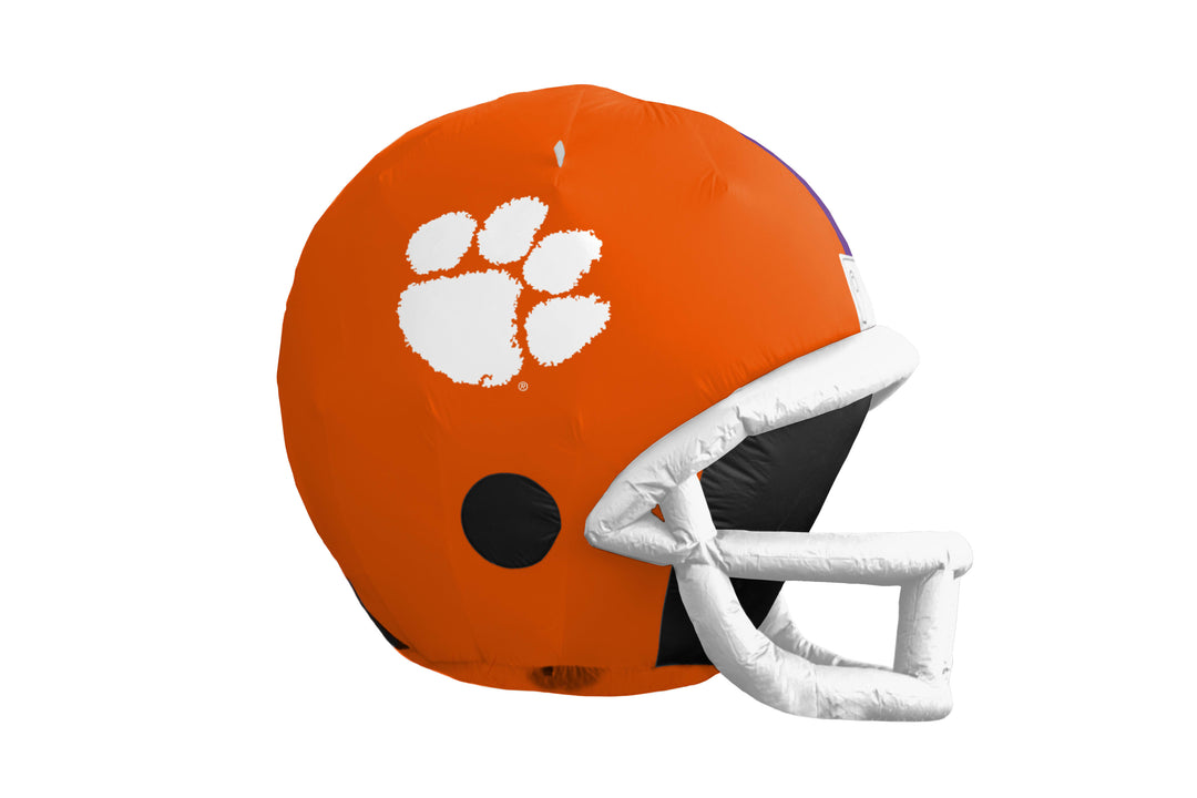 clemson tigers football helmets Riddell Speed Mini Helmet a shelf Clemson Tigers Team-Issued Orange Helmet