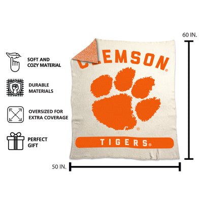 Clemson Prime Luxe Dreams Throw