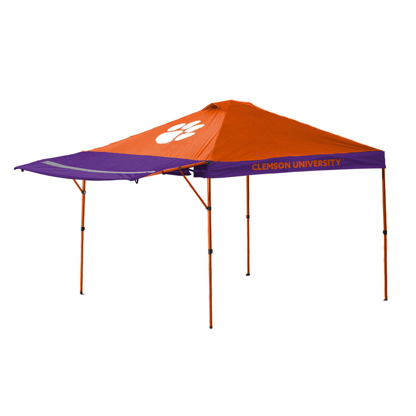 Clemson 10x10 Canopy with Extendable Awning