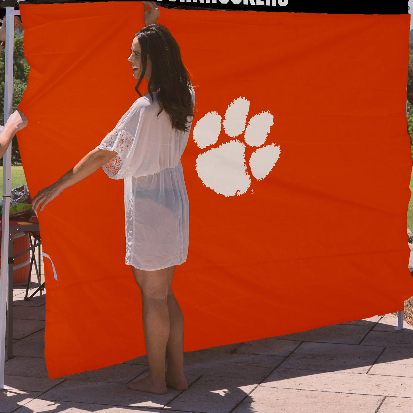 Clemson Orange 9 x 9 Side Panel - Logo Brands