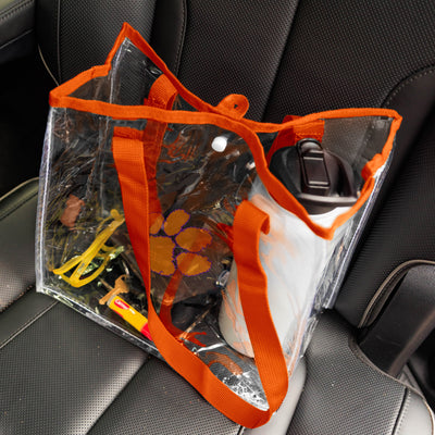 Clemson PVC Statium Tote - Logo Brands