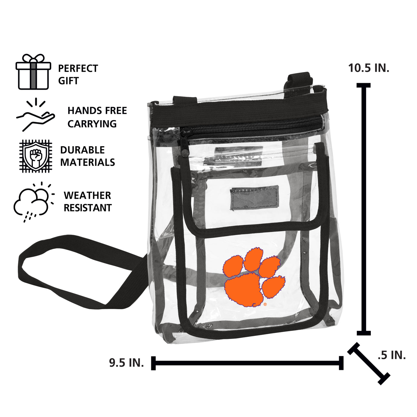 Clemson Gameday Clear Crossbody