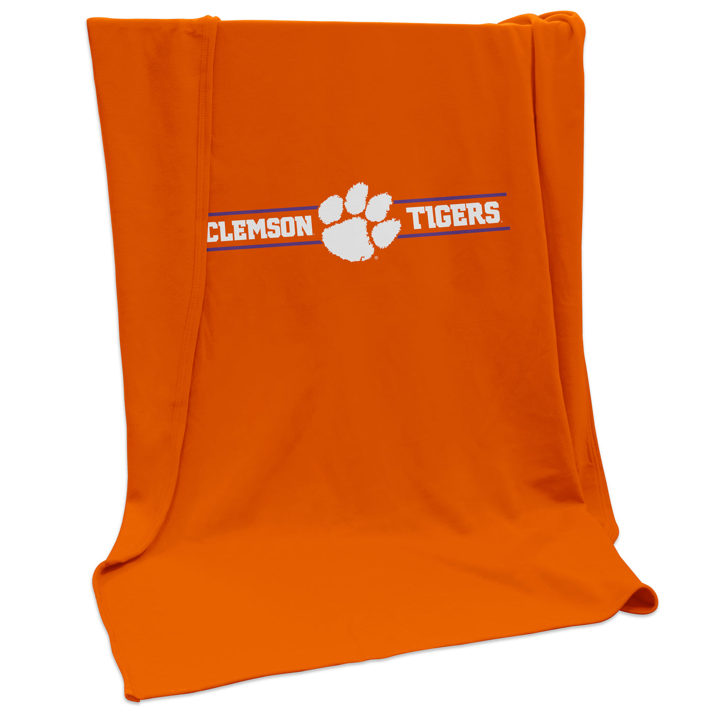 Clemson Campus Colors Sweatshirt Blanket (Screened)