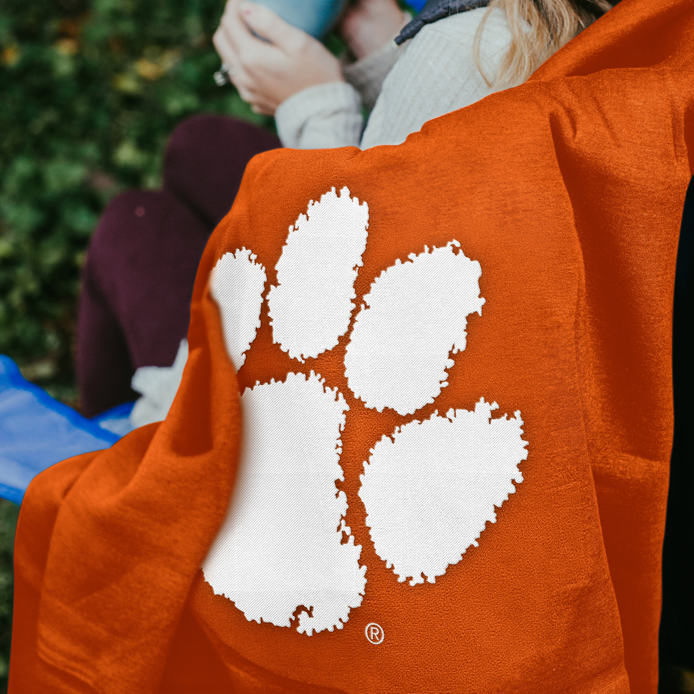 Clemson Sweatshirt Blanket - Logo Brands