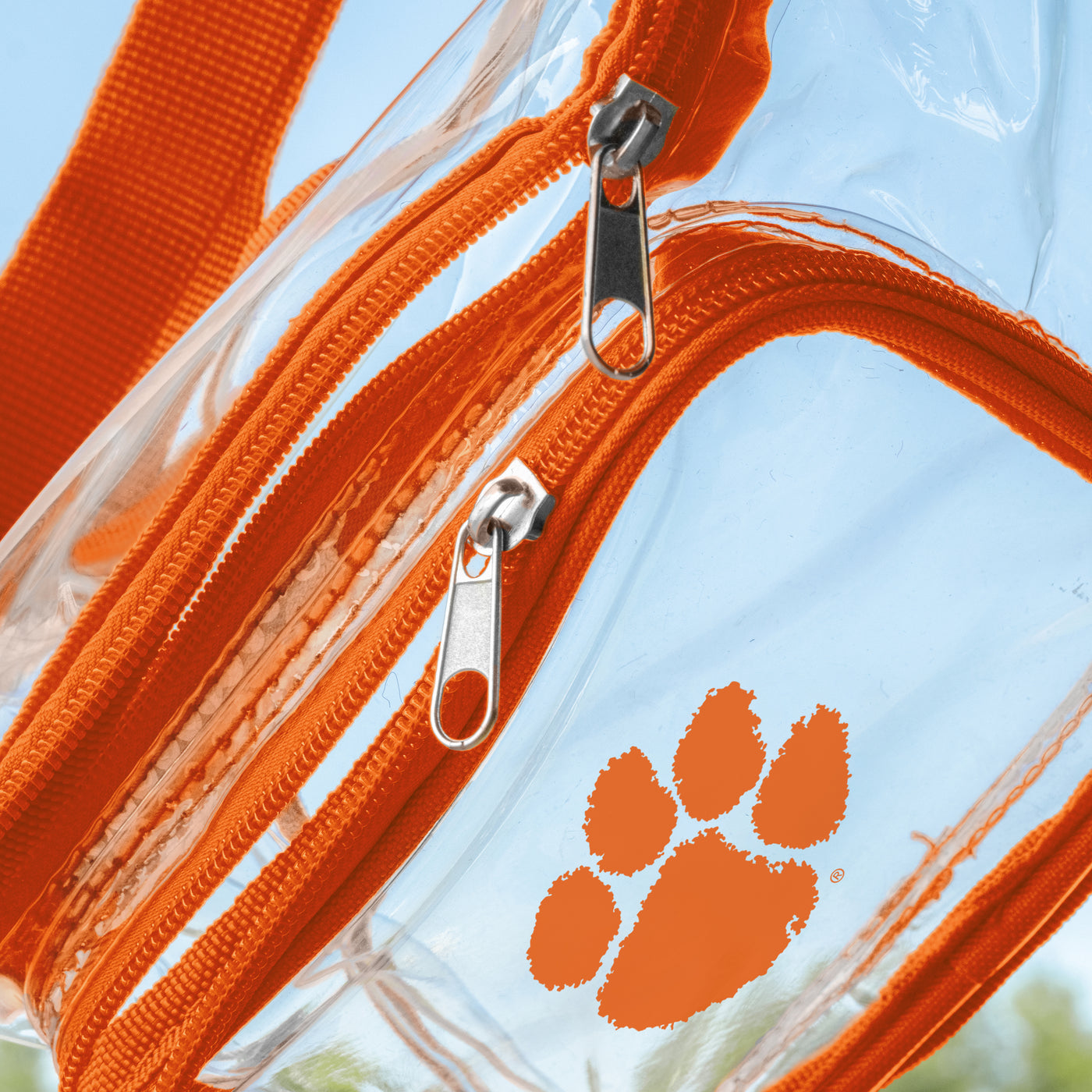 Clemson Clear Fanny Pack - Logo Brands