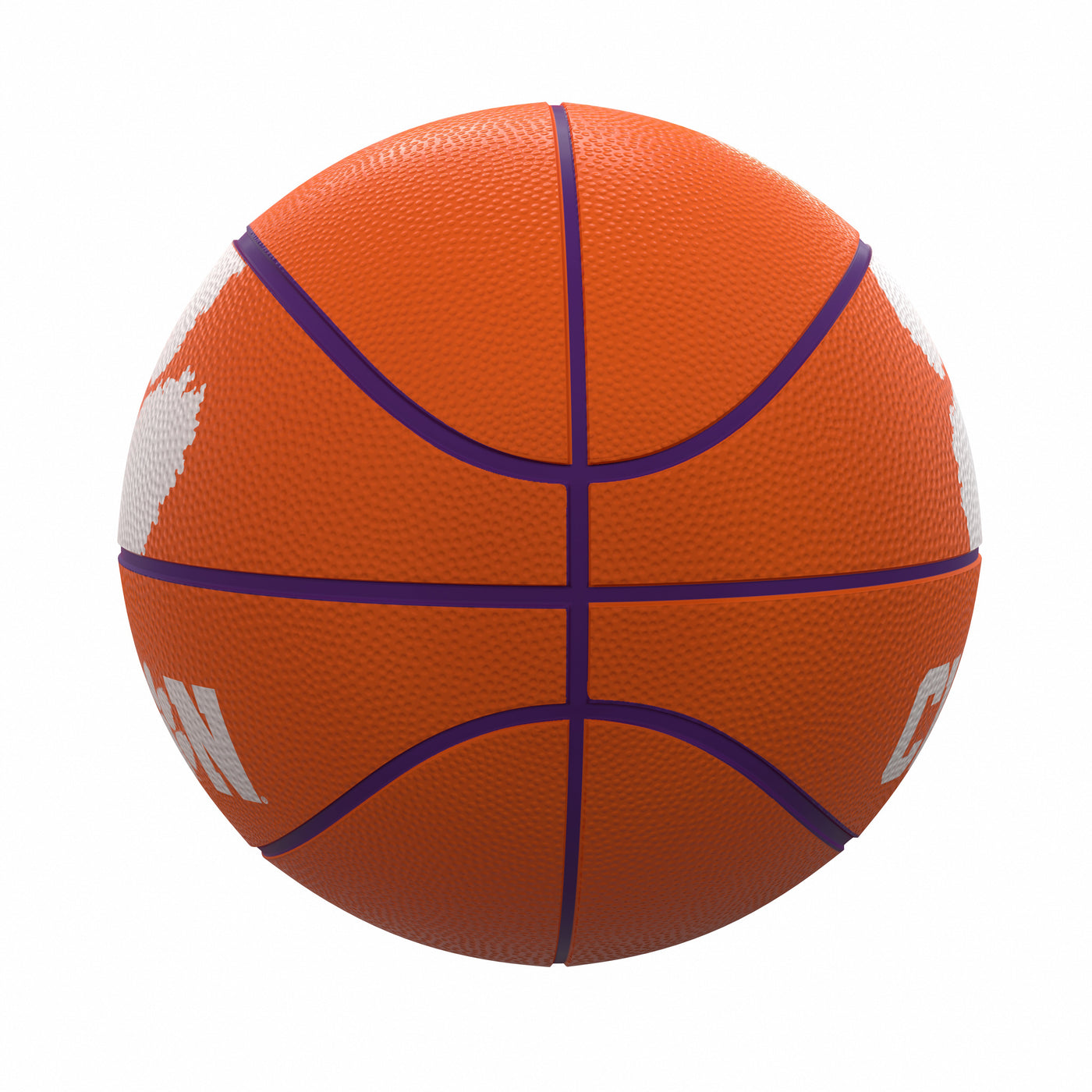 Clemson Mascot Official-Size Rubber Basketball