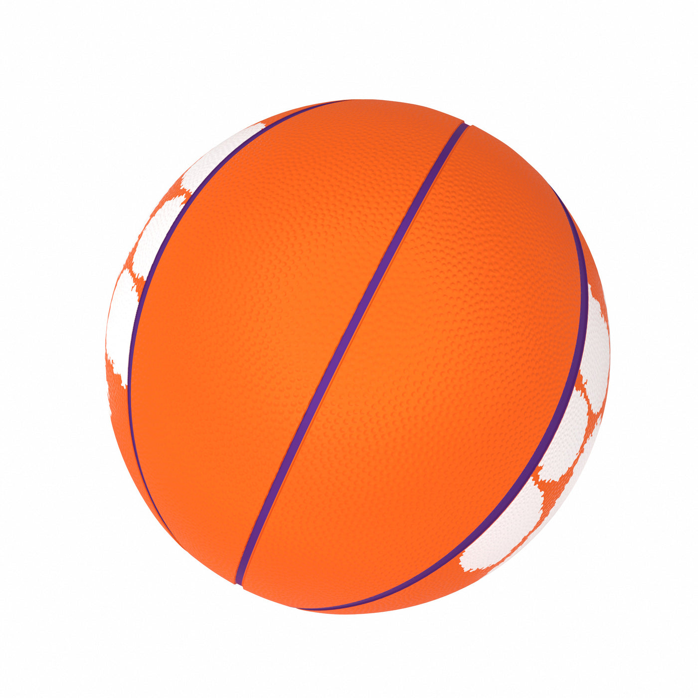 Clemson Mascot Official-Size Rubber Basketball