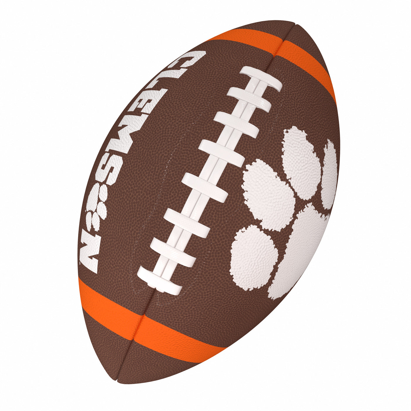 Clemson Team Stripe Official-Size Composite Football - Logo Brands