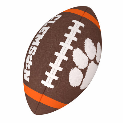 Clemson Team Stripe Official-Size Composite Football - Logo Brands