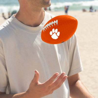 Clemson Carbon Fiber Mini Size Glossy Football