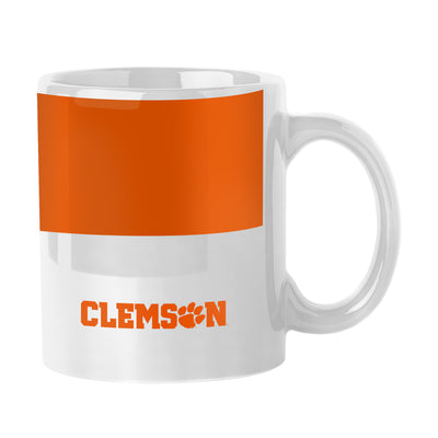 Clemson 11oz Colorblock Sublimated Mug