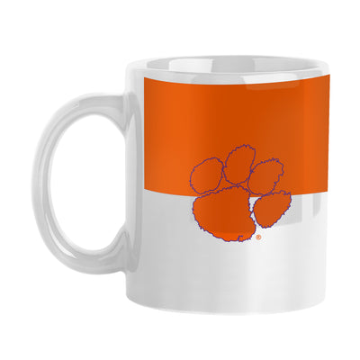 Clemson 11oz Colorblock Sublimated Mug