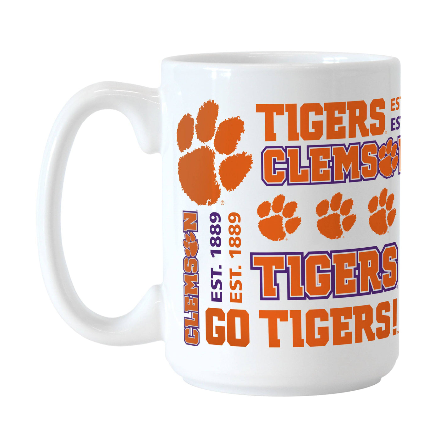 Clemson 15oz Spirit Sublimated Mug