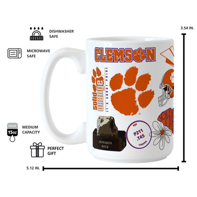 Clemson 15oz Native Sublimated Mug