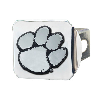 Clemson University Chrome on Chrome Hitch Cover