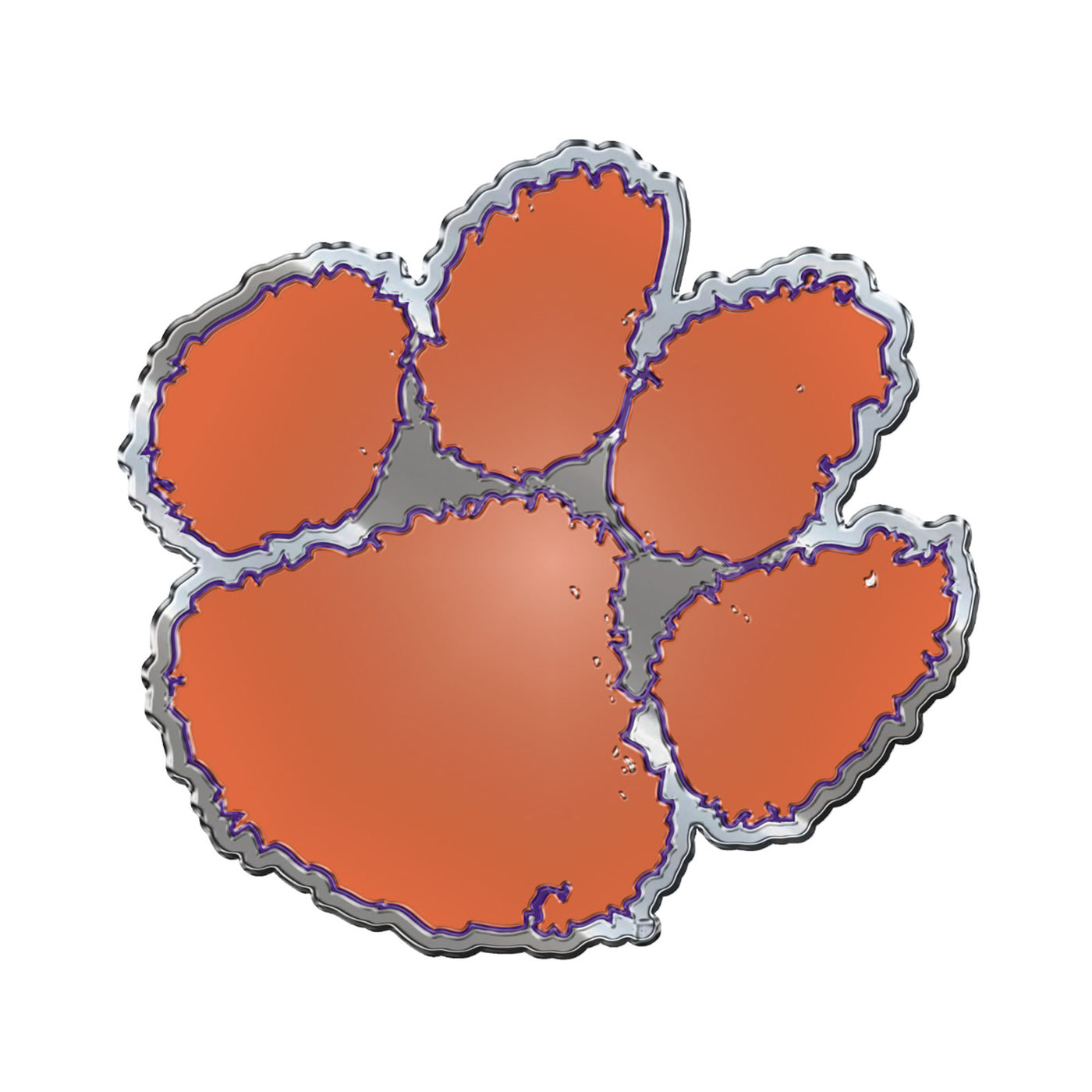 Clemson University Embossed Color Emblem | Logo Brands