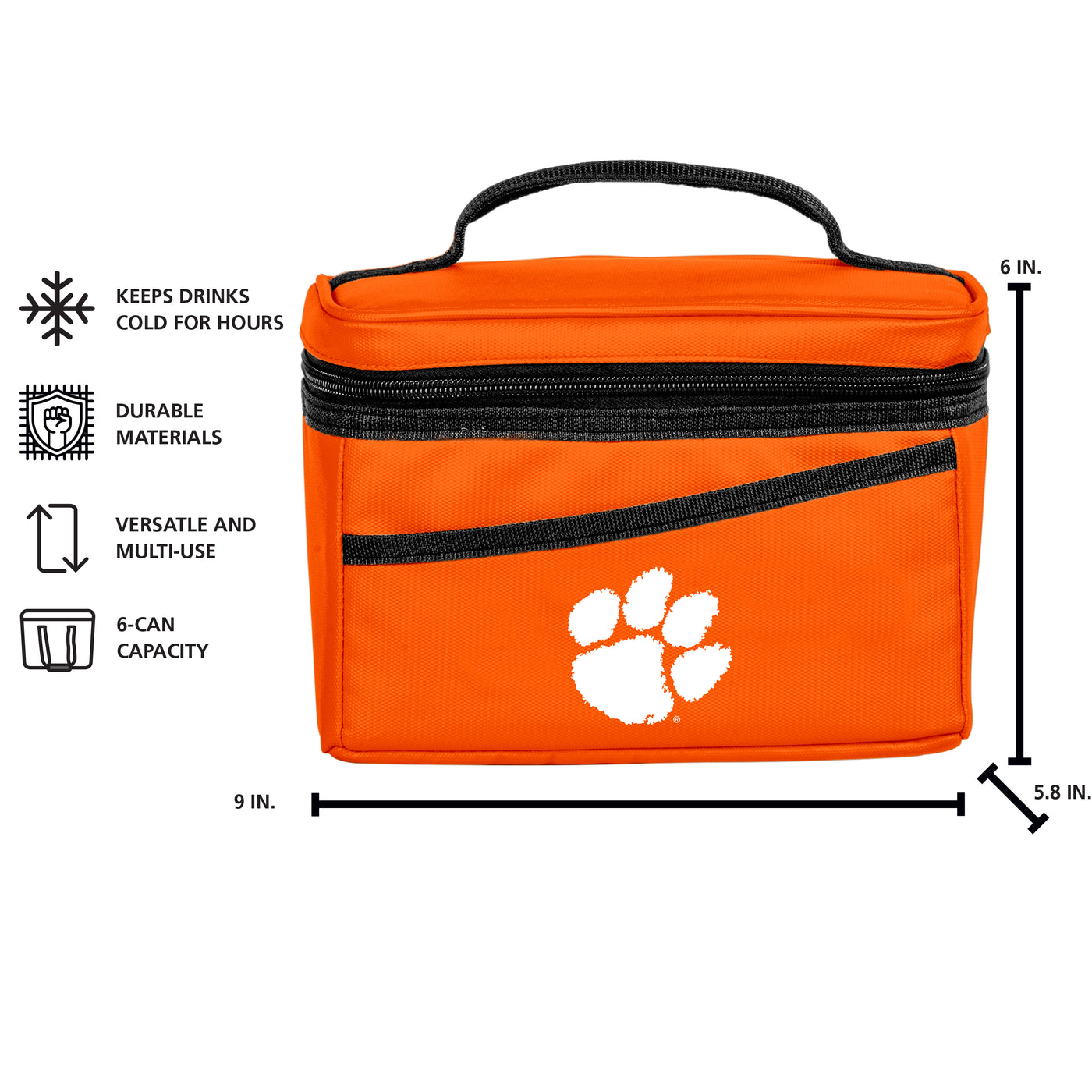 Clemson 6 Can Flex Cooler