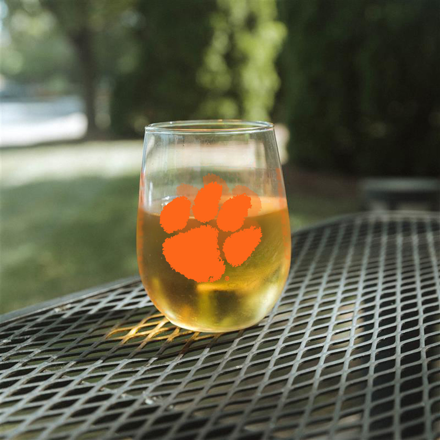Clemson 16oz Gameday Curved Beverage Glass
