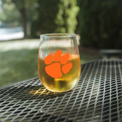 Clemson 16oz Gameday Curved Beverage Glass