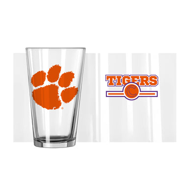Clemson 16oz Letterman Pint Glass