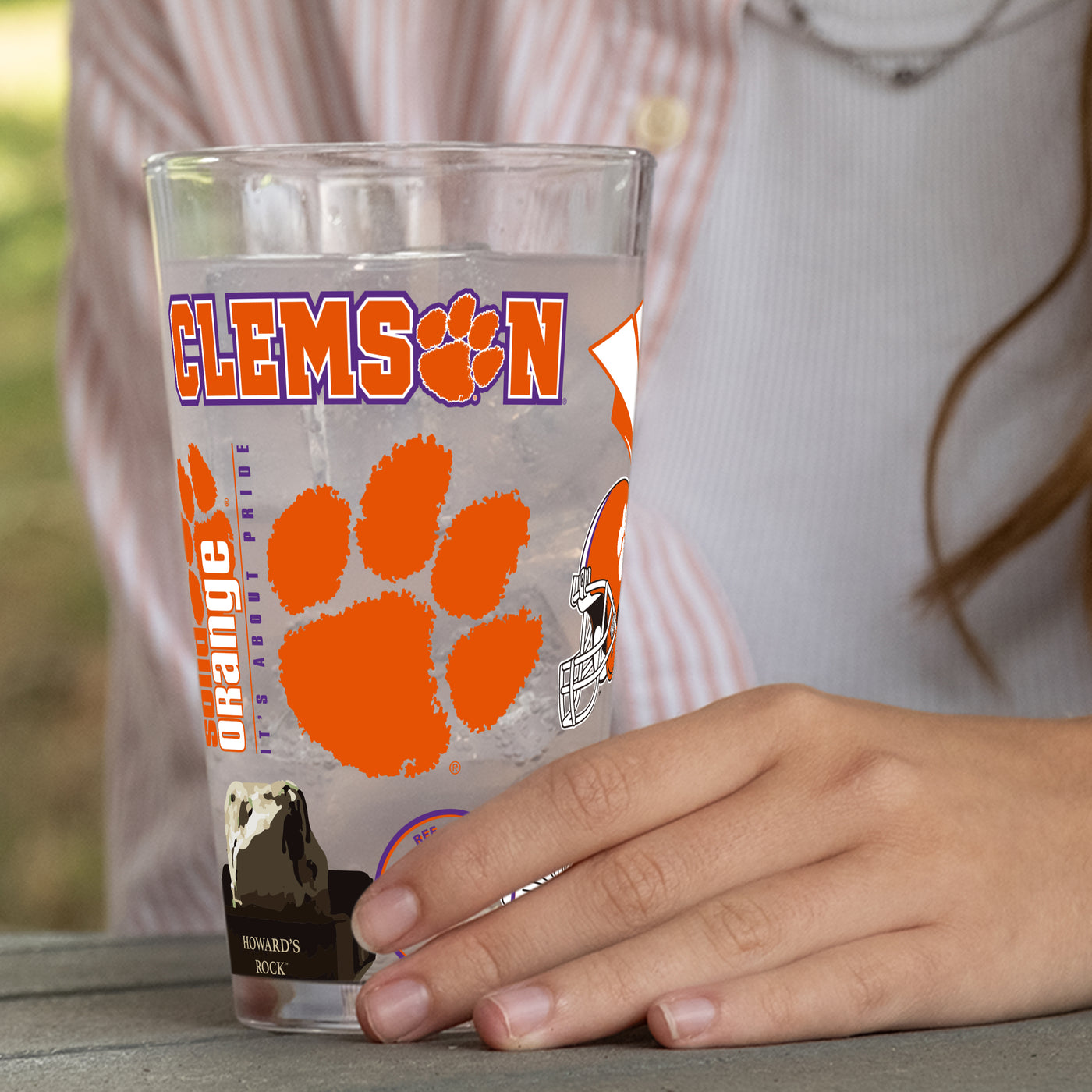 Clemson 16oz Native Pint Glass
