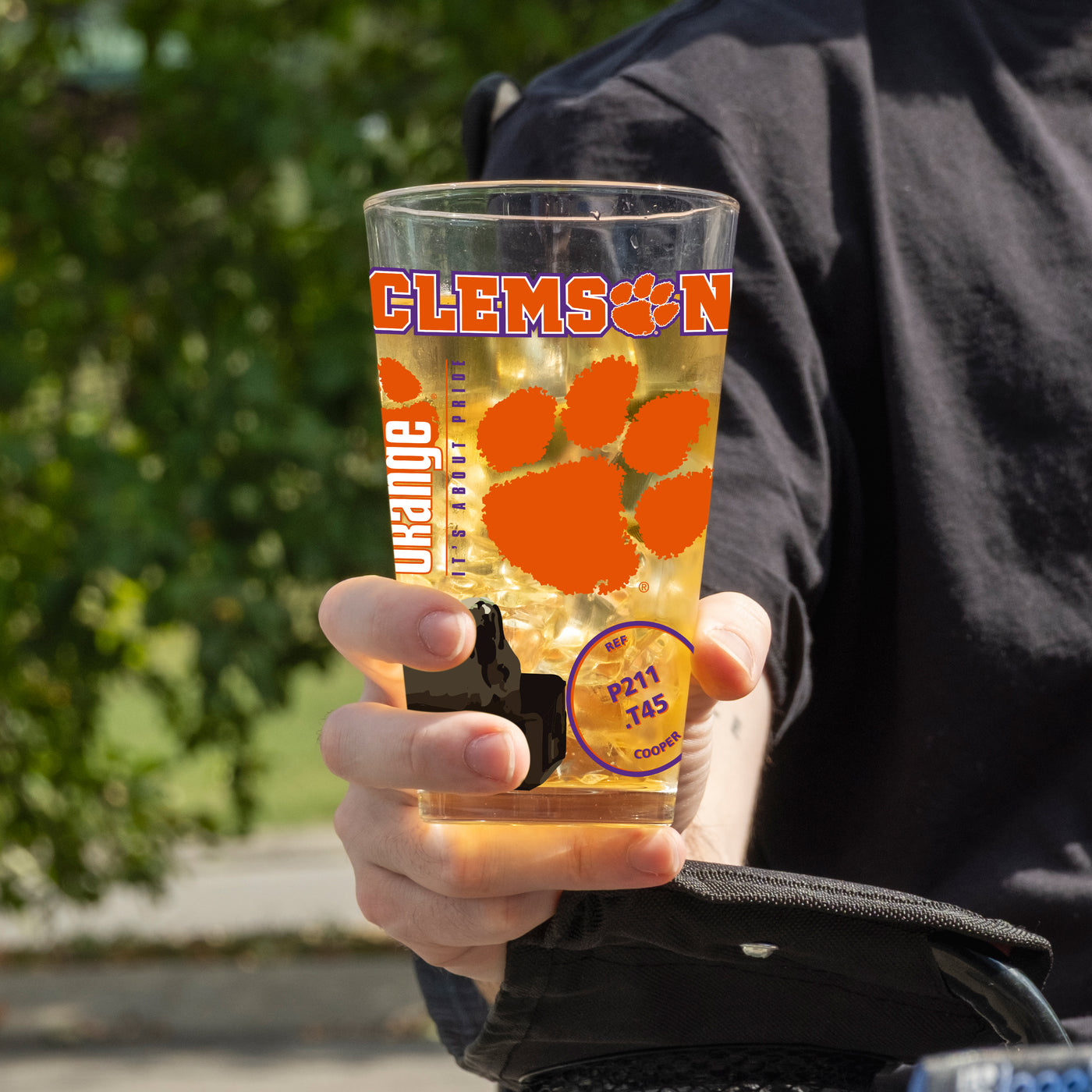 Clemson 16oz Native Pint Glass