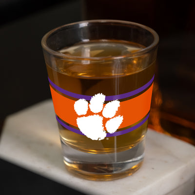 Clemson 2oz Stripe Shot Glass