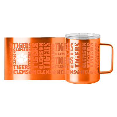 Clemson 15oz Replay Stainless Steel Mug
