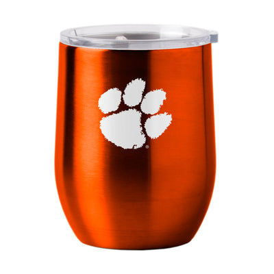 Clemson 16oz Gameday Stainless Curved Beverage - Logo Brands