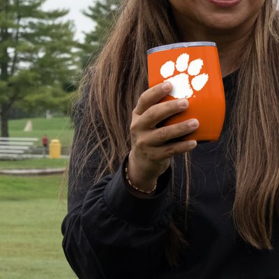 Clemson 16oz Gameday Stainless Curved Beverage - Logo Brands