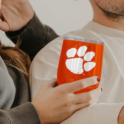 Clemson 16oz Gameday Stainless Curved Beverage - Logo Brands