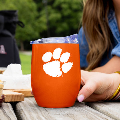 Clemson 16oz Gameday Stainless Curved Beverage - Logo Brands