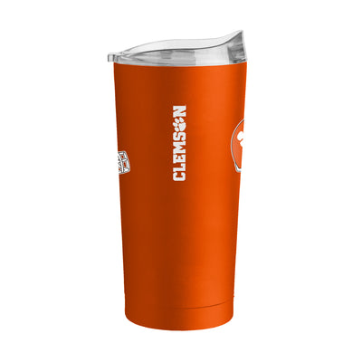 Clemson Flipside Alt Logo 20oz Powder Coat Tumbler