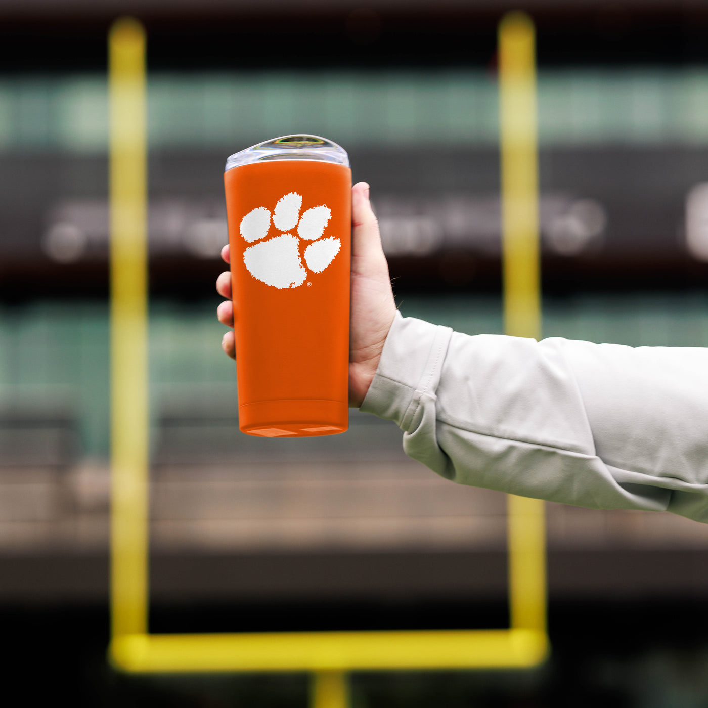Clemson 20oz Flipside Powder Coat Tumbler - Logo Brands
