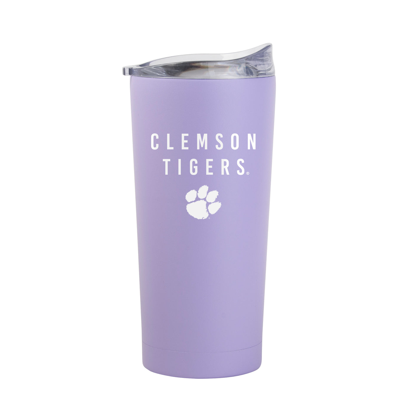 Clemson 20oz Tonal Lavender Powder Coat Tumbler