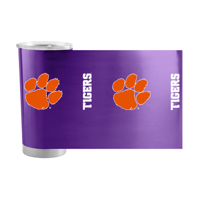 Clemson 20oz Purple Gameday Stainless Steel Tumbler