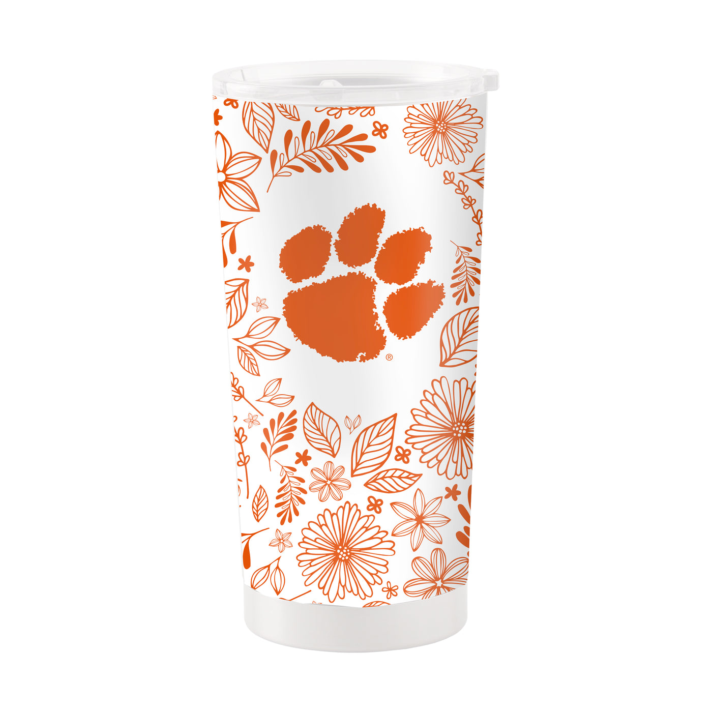 Clemson 20oz Botanical Stainless Steel Tumbler