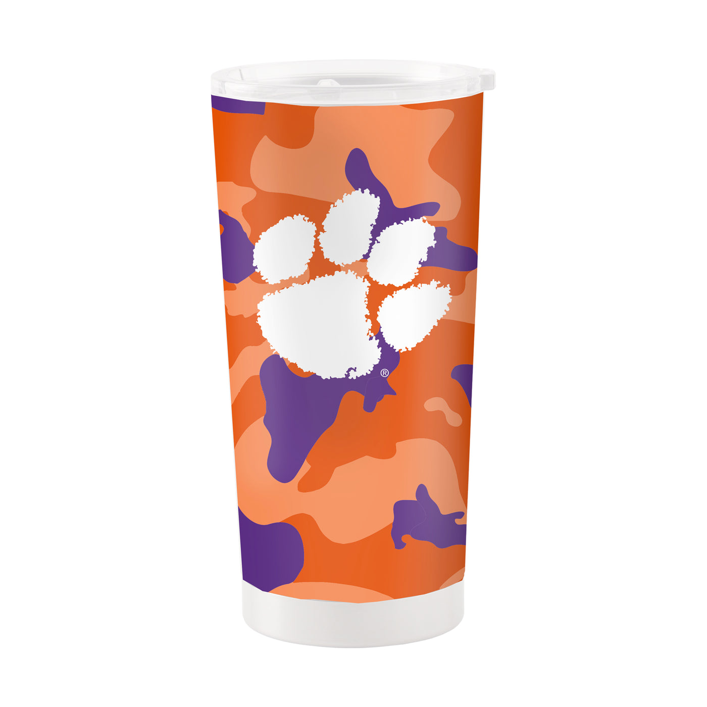 Clemson 20oz Camo Stainless Steel Tumbler