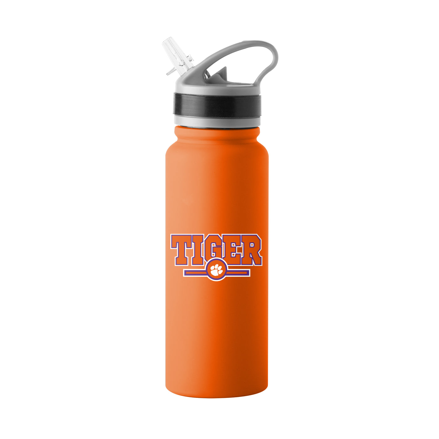 Clemson 25oz Campus Color Letterman Stainless Single Wall Flip Top Bottle