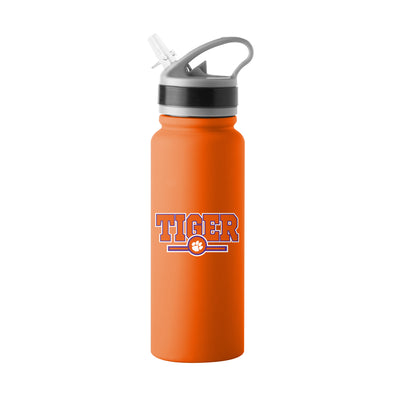 Clemson 25oz Campus Color Letterman Stainless Single Wall Flip Top Bottle