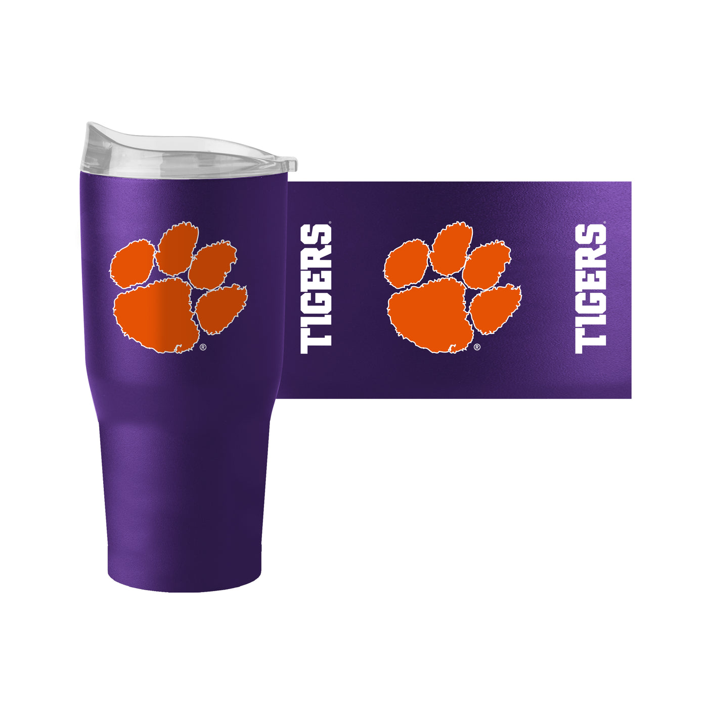 Clemson Alternate 30oz Gameday Powder Coat Tumbler