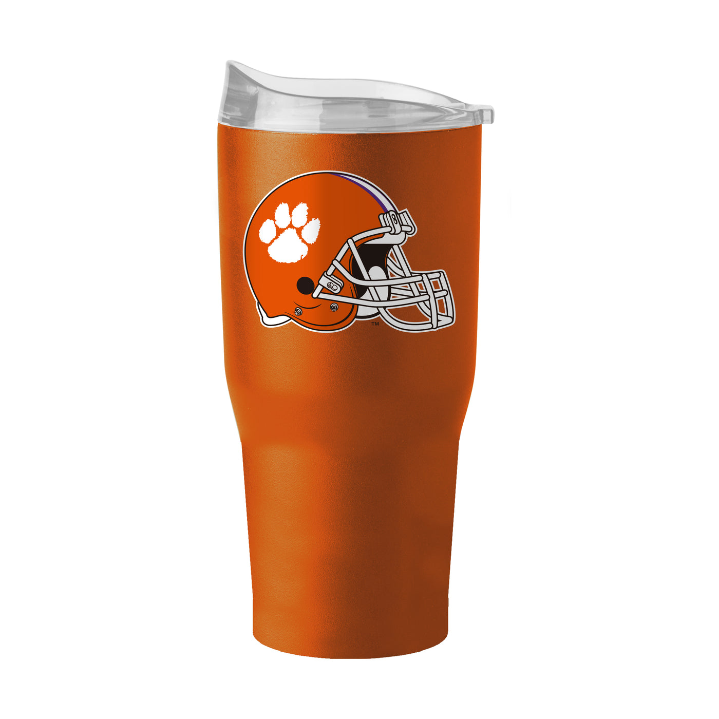 Clemson 30oz Flipside Alt Logo Powder Coat Tumbler