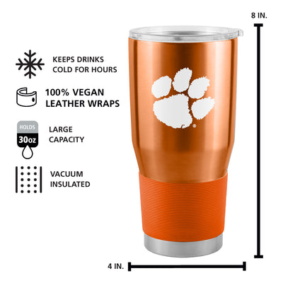 Clemson Gameday 30 oz Stainless Tumbler - Logo Brands