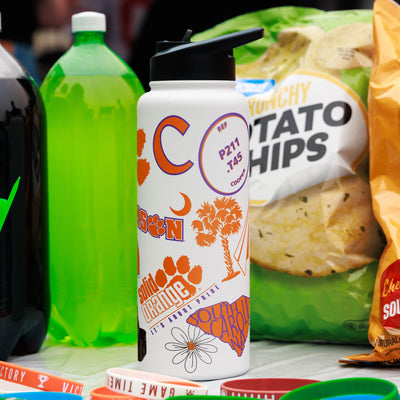 Clemson 34oz Native Quencher Bottle - Logo Brands